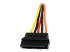 StarTech.com 6in Latching SATA Power Y Splitter Cable Adapter - Nærbilde
