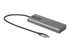 StarTech.com USB C Multiport Adapter, USB-C to HDMI or Mini DisplayPort 4K 60Hz, 100W Power Delivery Pass-Through, 4-Port 10Gbps USB Hub, USB Type-C Mini Dock, 12"/30cm Long Attached Cable - Topp