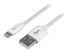 StarTech.com 2m (6ft) Long White Apple 8-pin Lightning Connector to USB Cable for iPhone / iPod / iPad - Høyre vinkel