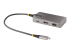 StarTech.com USB-C Multiport Adapter, 4K 60Hz HDMI, HDR, 3-Port USB Hub, 100W Power Delivery Pass-Through, USB Type C Mini Docking Station, Certified Works with Chromebook - Tilbake