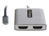 StarTech.com USB-C to Dual HDMI MST HUB, Dual HDMI 4K 60Hz, USB Type C Multi Monitor Adapter for Laptop w/ 1ft (30cm) cable, DP 1.4 Multi-Stream Transport Hub, USB Type C to 2x HDMI Ports - Nærbilde