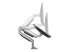 StarTech.com Desk Mount Monitor Arm, Heavy Duty Ergonomic VESA Monitor Arm, Single Display up to 9kg, Full Motion, Height Adjustable, Articulating, Aluminum, C-Clamp/Grommet, Silver - Flere vinkler