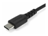 StarTech.com 1m USB C Charging Cable, Durable Fast Charge & Sync USB 2.0 Type C to USB C Laptop Charger Cord, TPE Jacket Aramid Fiber M/M 60W Black, Samsung S10, S20 iPad Pro MS Surface - Nærbilde