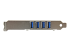 StarTech.com 4-Port PCI Express SuperSpeed USB 3.0 Controller Card with UASP - Venstre side