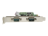 Startech 2-Port PCI Express Serial Card with 16C1050 UART - Venstre side
