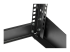 StarTech.com 4U 19" Desktop Open Frame Rack, 2 Post Free-Standing Network Rack Switch Depth for Patch Panel/Data/AV/IT/Communication/Studio/Computer Equipment 66lb Cap. w/ Cage Nuts/Screws - Nærbilde