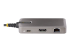 StarTech.com USB-C Multiport Adapter, 4K 60Hz HDMI w/HDR, 2-Port 5Gbps USB 3.0 Hub, 100W Power Delivery Pass-Through, GbE, USB Type C Mini Docking Station, Works with Chromebook certified - Nærbilde