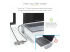 StarTech.com USB-C Multiport Adapter, 4K 60Hz HDMI, HDR, 3-Port USB Hub, 100W Power Delivery Pass-Through, USB Type C Mini Docking Station, Certified Works with Chromebook - Venstre vinkel