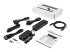 StarTech.com 10 Port USB Hub with Power Adapter, Surge Protection, Metal Industrial USB 3.0 Data Transfer Hub, Din Rail, Wall or Desk Mountable, High Speed USB 3.1/ USB 3.2 Gen 1 5Gbps Hub - Høyre vinkel