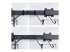 StarTech.com Crossbar Triple Monitor Desk Mount, VESA 75x75/100x100 - Nærbilde