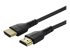 StarTech.com 2m Premium Certified HDMI 2.0 Cable with Ethernet, Durable High Speed UHD 4K 60Hz HDR 10, 6ft Rugged M/M HDMI Cord with Aramid Fiber, TPE, Ultra HD Monitors, TVs & Displays - Høyre vinkel