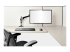 StarTech.com Desk Mount Monitor Arm for Single VESA Display up to 32" or 49" Ultrawide 8kg/17.6lb, Full Motion Articulating & Height Adjustable w/ Cable Management, C-Clamp, Grommet Mount - Fremsiden