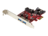 StarTech.com 4 Port PCI Express USB 3.0 Card - Venstre vinkel