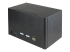 StarTech.com 2 Port Quad Monitor DisplayPort KVM Switch, 4K 60Hz UHD HDR, Desktop 4K DP 1.2 KVM with 2 Port USB 3.0 Hub (5Gbps) & 4x USB 2.0 HID Ports, Audio, Hotkey Switching, TAA - Høyre vinkel