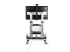 StarTech.com Rolling TV Cart/Stand On Wheels, Up to 100inch/220lb Screens - Tilbake