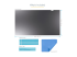 StarTech.com 22-inch 16:9 Computer Monitor Privacy Filter, Anti-Glare Privacy Screen with 51% Blue Light Reduction, Black-out Monitor Screen Protector w/+/- 30 deg. Viewing Angle, Matte and Glossy Sides (2269-PRIVACY-SCREEN) - Fremsiden