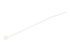 StarTech.com 10cm(4") Cable Ties, 2mm(1/16") wide, 22mm(7/8") Bundle Diameter, 8kg(18lb) Tensile Strength, Nylon Self Locking Zip Ties with Curved Tip, 94V-2/UL Listed, 100 Pack, White - Venstre vinkel