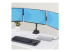 StarTech.com Triple Monitor Desk Mount For Up To Three 27in Screens, VESA 75x75/100x100, Tool-Less Arm Adjustments, C-Clamp/Grommet Mount, Spring-Assisted Arms - Høyre vinkel