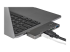 StarTech.com USB C Multiport Adapter for MacBook Pro/Air, USB Type-C to 4K HDMI, 100W Power Delivery Pass-through Charging, SD/MicroSD Slot, 2-Port USB 3.0 Hub, Portable USB-C Mini Dock - Venstre vinkel