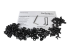 StarTech.com 42U Mobile Open Frame Network Rack with Wheels- 663lbs - Fremsiden