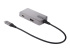StarTech.com USB C Multiport Adapter, USB-C to 4K 60Hz HDMI 2.0, 100W Power Delivery Pass-through (PD 3.0), 3-Port 10Gbps USB Hub, USB Type-C Mini Dock, 10" (25cm) Cable - Høyre vinkel