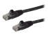 StarTech.com 100ft CAT6 Ethernet Cable, 10 Gigabit Snagless RJ45 650MHz 100W PoE Patch Cord, CAT 6 10GbE UTP Network Cable w/Strain Relief, Black, Fluke Tested/Wiring is UL Certified/TIA - Høyre vinkel