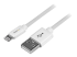 StarTech.com 2m (6ft) Long White Apple 8-pin Lightning Connector to USB Cable for iPhone / iPod / iPad - Høyre vinkel