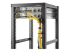 StarTech.com 1U Vertical 1.8 x 3.9in Server Rack Cable Management D-Ring Hook w/ Flexible Opening - Høyre vinkel