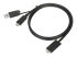 Targus - USB-kabelsett - Høyre vinkel