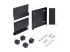 StarTech.com Computer Tower Cart Rolling CPU Caddy w/ Wheels, Adjustable - Høyre vinkel