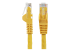 StarTech.com 100ft CAT6 Ethernet Cable, 10 Gigabit Snagless RJ45 650MHz 100W PoE Patch Cord, CAT 6 10GbE UTP Network Cable w/Strain Relief, Yellow, Wiring is UL Certified/TIA - Fremsiden
