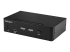 StarTech.com 2 Port DisplayPort KVM Switch, 4K 60Hz, Single Display, Dual Port UHD DP 1.2 USB KVM Switch with Integrated USB 3.0 Hub and Audio, Dell, HP, Apple, Lenovo, TAA Compliant - Høyre vinkel