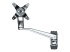 StarTech.com Wall Mount Monitor Arm, Articulating Ergonomic VESA Wall Mount Monitor Arm, 20" (52cm) Long , Single 34" Display up to 30.9lb/14kg, Swivel/Tilt/Rotate, Adjustable Screen Mount - Fremsiden