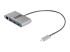 StarTech.com 3-Port USB-C Hub with Ethernet, 3x USB-A Ports, Gigabit Ethernet, USB 3.0 5Gbps, Bus-Powered, USB Type-C Hub w/ GbE and 1ft/30cm Long Cable, Portable USB-C to USB-A Laptop Hub - Høyre vinkel