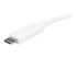 StarTech.com USB-C Multiport Adapter, USB-C Travel Docking Station with 4K HDMI, 60W Power Delivery Pass-Through, GbE, 2pt USB-A 3.0 Hub, Portable Mini USB Type-C Dock for Laptop, White - Nærbilde