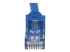 StarTech.com 100ft CAT6 Ethernet Cable, 10 Gigabit Snagless RJ45 650MHz 100W PoE Patch Cord, CAT 6 10GbE UTP Network Cable w/Strain Relief, Blue, Fluke Tested/Wiring is UL Certified/TIA - Nærbilde