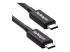 StarTech.com 50cm (1.6ft) Thunderbolt 3 Cable, 40Gbps, 100W PD, 4K/5K Video, Thunderbolt-Certified, Compatible w/ TB4/USB 3.2/DisplayPort - Venstre vinkel