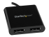 StarTech.com 2-Port Multi Monitor Adapter, USB-C to 2x DisplayPort 1.2 Video Splitter, USB Type-C to DP MST Hub, Dual 4K 30Hz or 1080p 60Hz, Compatible with Thunderbolt 3, Windows Only - Nærbilde