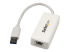 StarTech.com USB 3.0 to Gigabit Ethernet Adapter NIC w/ USB Port (White) - Venstre vinkel