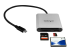 StarTech.com USB 3.0 Flash Memory Multi-Card Reader/Writer with USB-C - Fremsiden