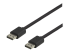 DELTACO DP8K-1010 - DisplayPort-kabel - Høyre vinkel