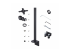 StarTech.com Desk Mount For 2x Vertically Stacked Monitors, Dual 49", TAA - Fremsiden