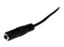 StarTech.com 2m Slim 3.5mm Stereo Extension Audio Cable - Høyre vinkel
