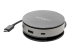 StarTech.com USB C Multiport Adapter, USB 3.1 Gen 2 10Gbps Type-C Mini Dock with 4K 60Hz HDMI/DisplayPort or 1080p VGA, 75W PD Passthrough, 3-Port USB Hub, GbE, Mobile Docking Station - Høyre vinkel