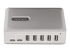 StarTech.com 7-Port USB-C Hub, 5x USB-A + 2x USB-C, Self-Powered w/ 65W Power Supply, USB 3.1 10Gbps Hub w/ BC1.2 Charging, Desktop/Laptop USB Hub with 3ft Locking USB-IF Certified Cable - Fremsiden