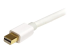 StarTech.com 3m (10 ft) White Mini DisplayPort Cable - Høyre vinkel