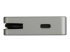 StarTech.com USB C Multiport Video Adapter, 4K 60Hz UHD Portable 5-in-1 USB Type C to HDMI 2.0, Mini DisplayPort, VGA or DVI (1080p), 95W PD Passthrough, Cable Management, Aluminum Adapter - Høyre side