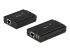 StarTech.com 4 Port USB 2.0 Extender Hub over Single CAT5e/CAT6 Ethernet Cable (RJ45), 330ft (100m), USB Extender Adapter, Externally Powered, 480 Mbps, Metal USB Extender Kit - Høyre vinkel