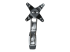 StarTech.com Wall Mount Monitor Arm, Articulating Ergonomic VESA Wall Mount Monitor Arm, 20" (52cm) Long , Single 34" Display up to 30.9lb/14kg, Swivel/Tilt/Rotate, Adjustable Screen Mount - Fremsiden