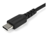 StarTech.com 2m USB C Charging Cable, Durable Fast Charge & Sync USB 2.0 Type C to USB C Laptop Charger Cord, TPE Jacket Aramid Fiber M/M 60W Black, Samsung S10, S20 iPad Pro MS Surface - Høyre vinkel